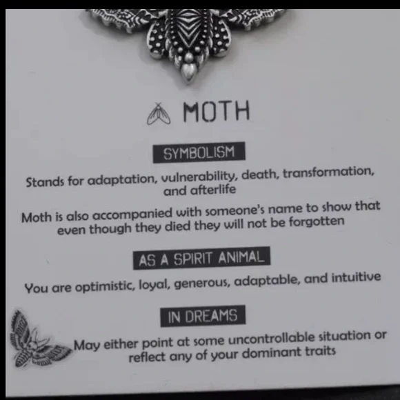 Handmade Chocker maille chain with moth skull moon design charm necklace boho - Picture 9 of 11